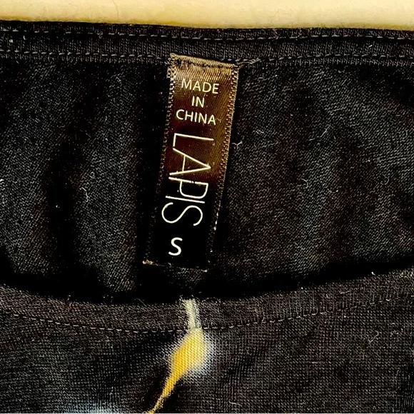 Boho black and white tie dye detailed dress - Picture 3 of 3